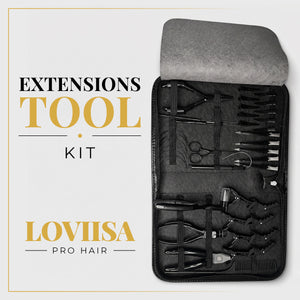Professional Hair Extension Tool Kit – Complete Installation Set