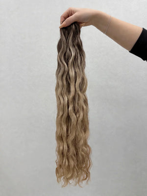 Loose Wave Beige Ash Blonde Mix 4Q/60C — 100% Human Hair