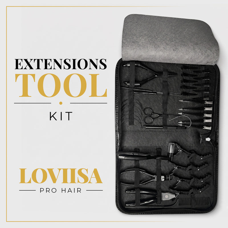 Professional Hair Extension Tool Kit – Complete Installation Set