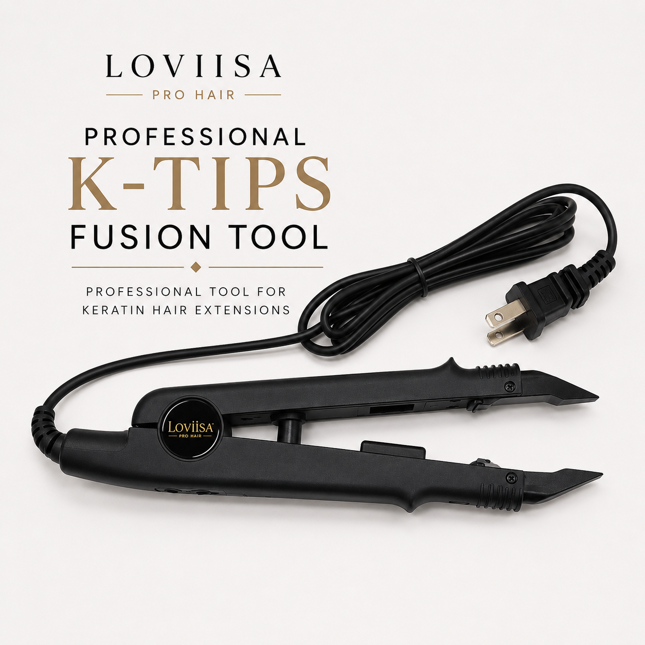 Professional Keratin Heat Iron for Hair Extensions
