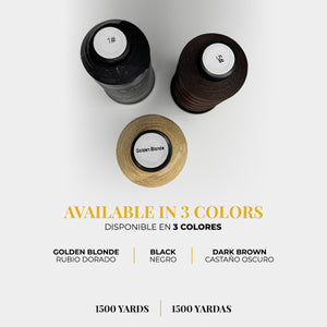 Bonded Nylon Pro Thread for Hair Extensions