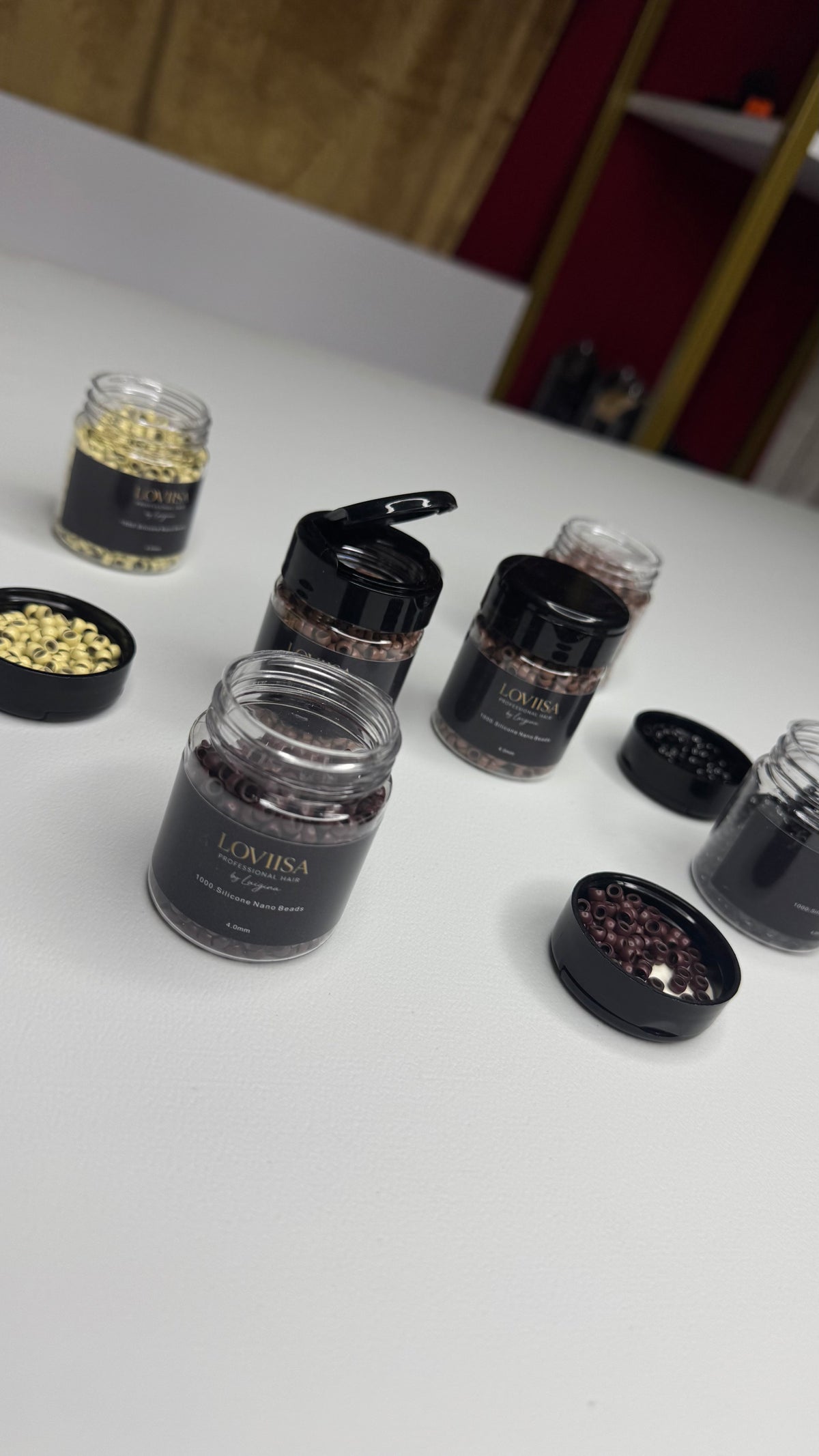 4MM Micro Beads for Hair Extensions — Loviisa Pro Hair beads