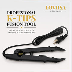 Professional Keratin Heat Iron for Hair Extensions
