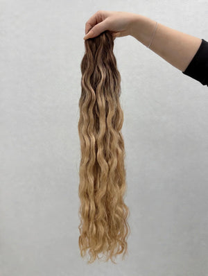 Loose Wave Rooted Beige Blonde (4Q#5Q/612Q/60C) — 100% Human Hair