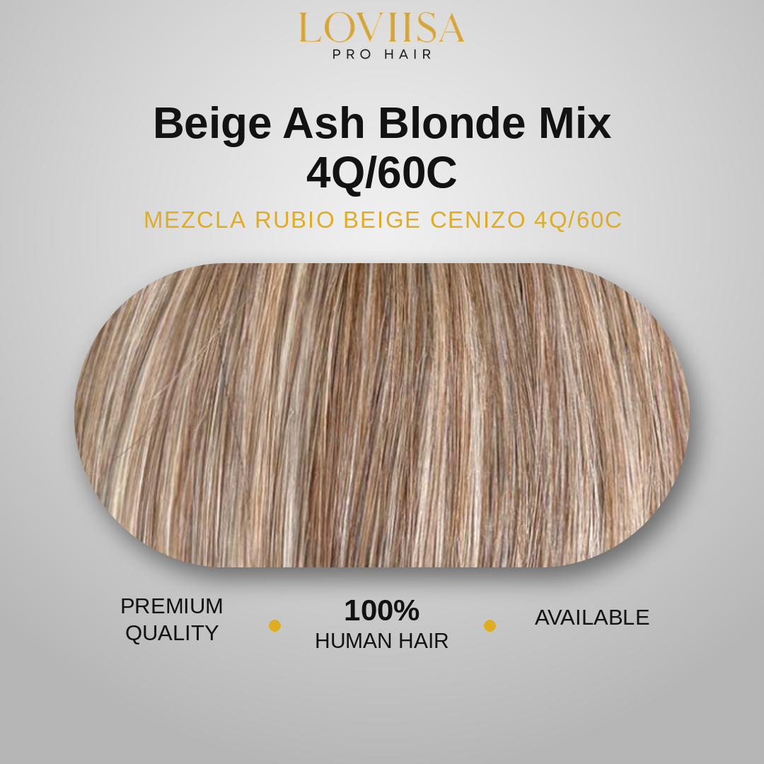 Beige Ash Blonde Mix 4Q/60C